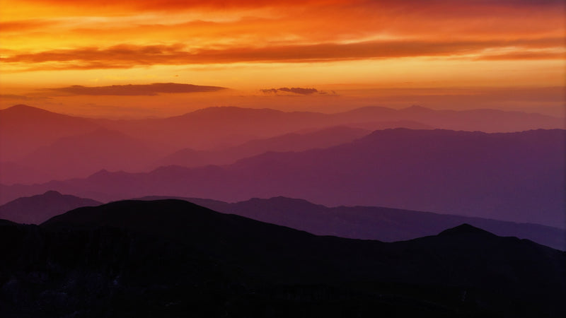 The layer of mountain